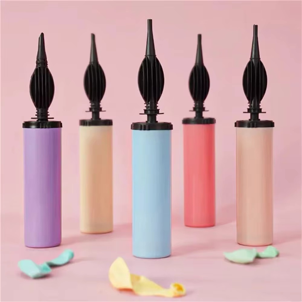 Balloon Pump Hand - 1/3 pezzi casuali macaron pompa per
