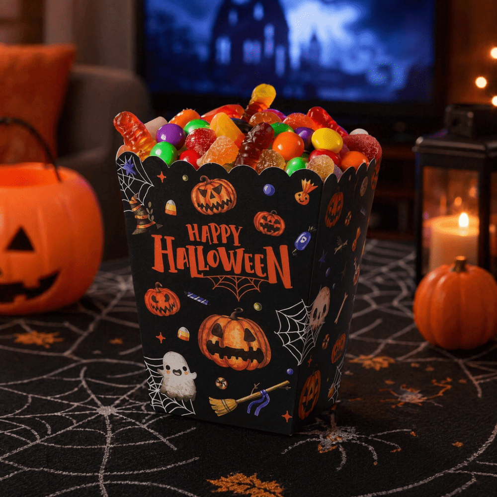 Event Party - 10 Scatole Decorative per Popcorn, Scatole