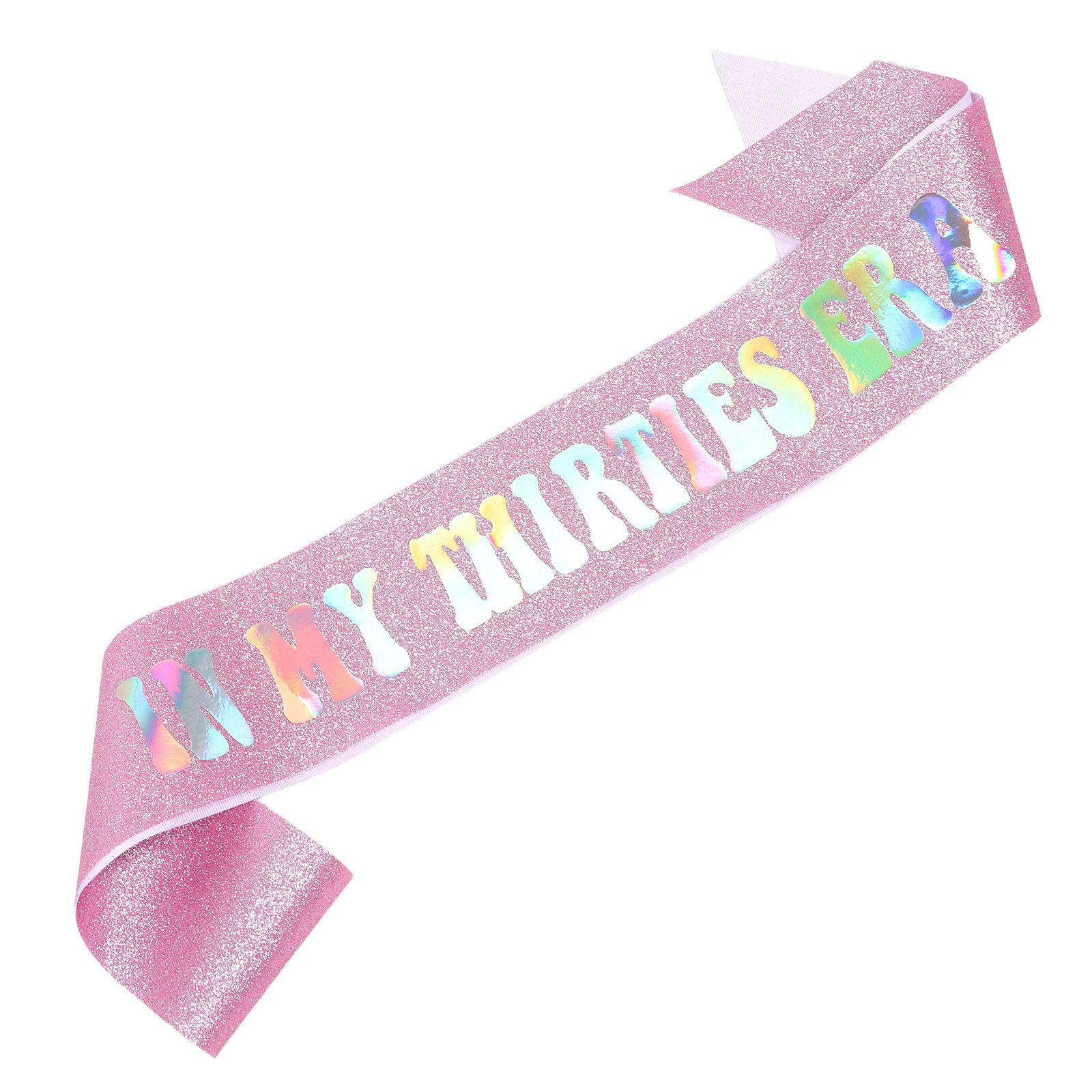 Birthday Sash Glitter - Fascia Iridescente Glitterata per Compleanno per