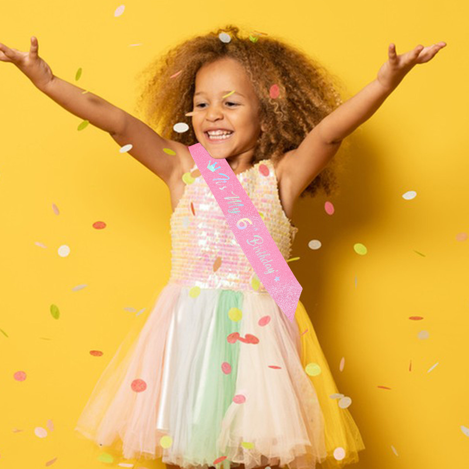 5 Pezzi Fascia Rosa Glitterata - Birthday Sash Glitter recensione e prezzo