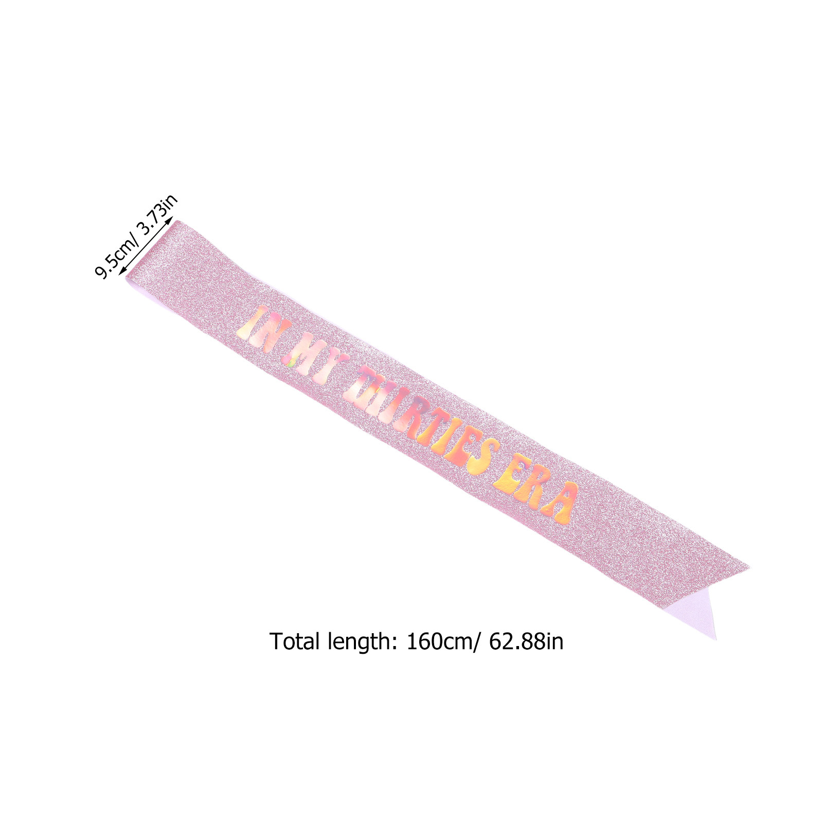 Fascia Iridescente Glitterata  - Birthday Sash Glitter recensione e prezzo